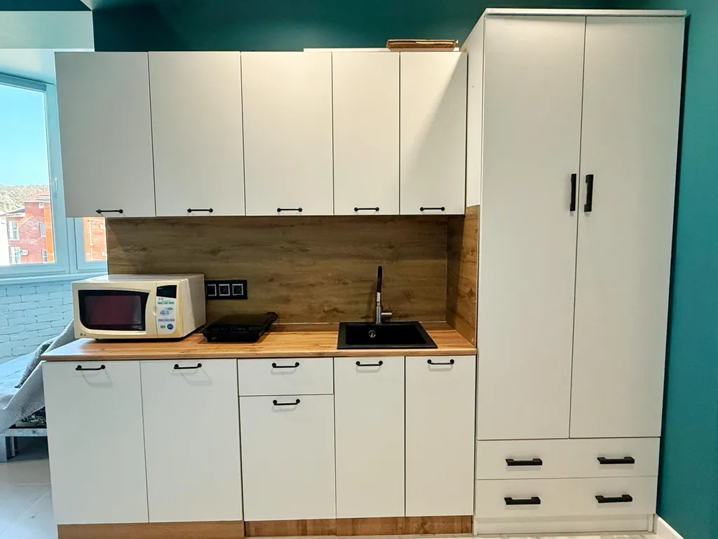 Апартаменты в 3 минутах до пляжа с видом на горы