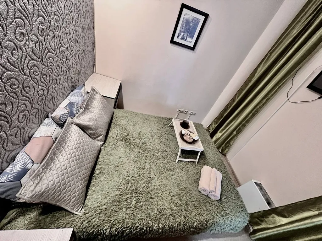 Квартира 1+ евро семейные апартаменты, центр, парковка, кафе, вояж, гудвин, развязка — Тюмень