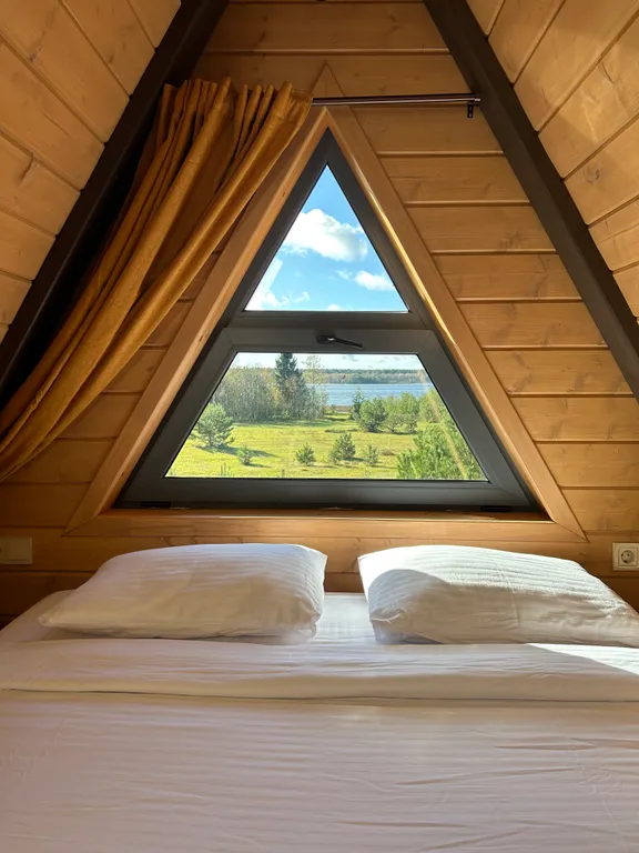 Уютный дом а-фрейм