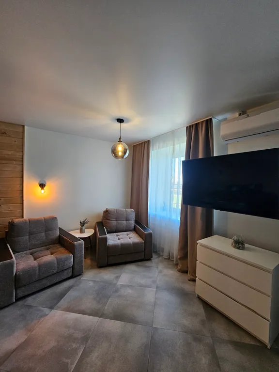 Студия с видом на Кремль