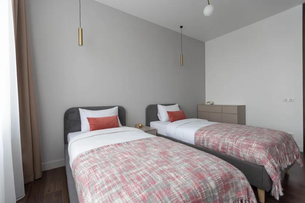 Квартира Новая квартира Бургунди Сьют с дизайнерским интерьером — Москва