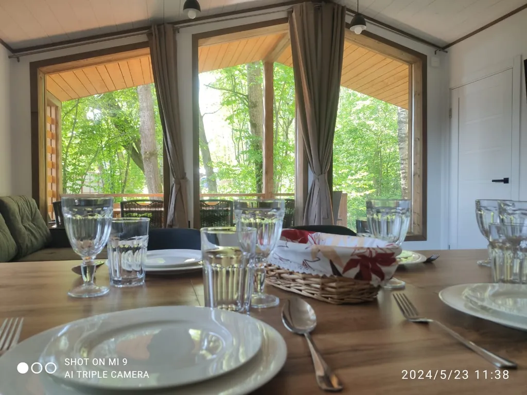 Новый стильный дом, большая лесная территория, недалеко от пруда с пляжем