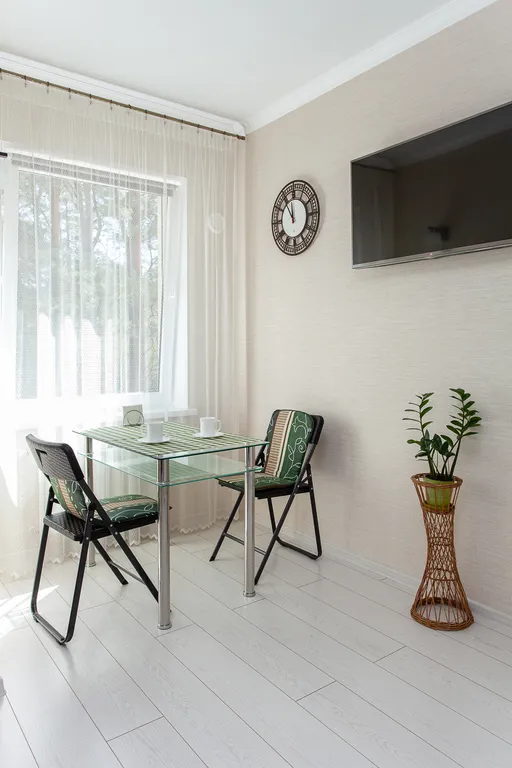 Студия с видом на сосновый лес