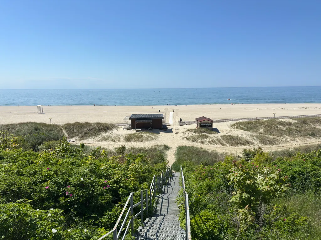 Двухкомнатная квартира в 150 метрах до моря и парка Беккера