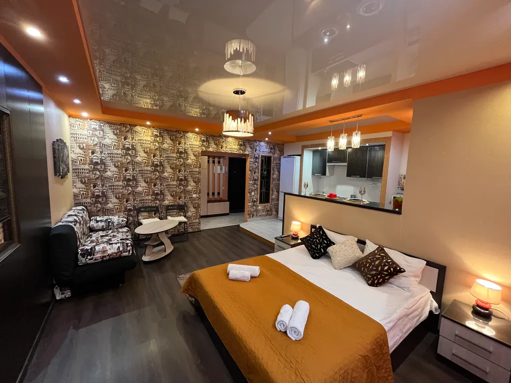 Квартира Квартира Просторная студия в 15 минутах пешком до Тверского Арбата — Тверь