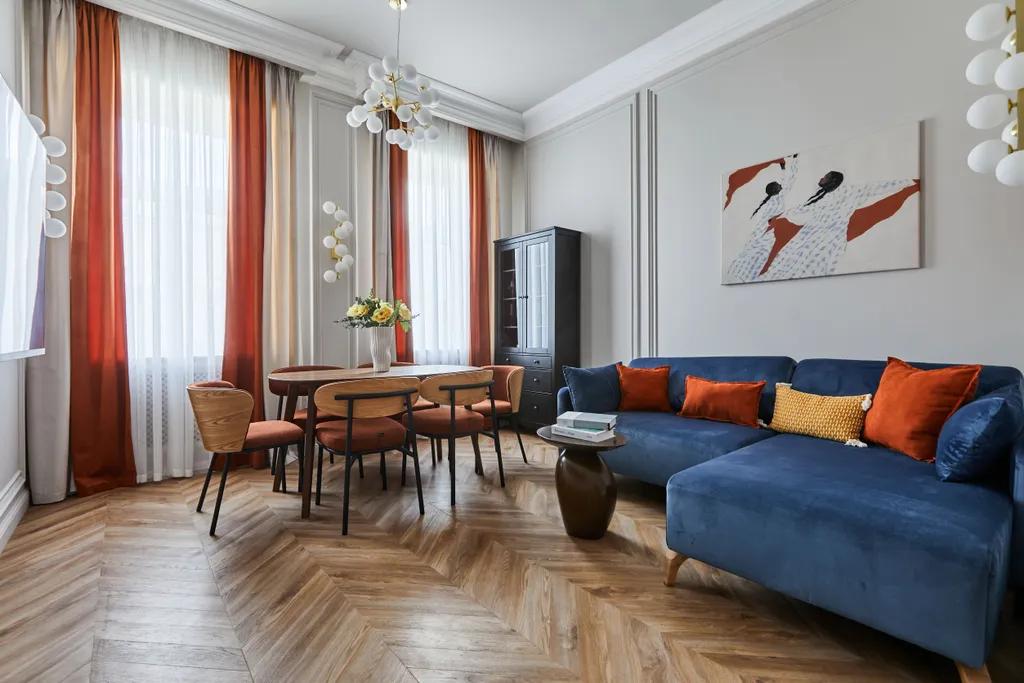 Квартира люкс с новым интерьером на топ-локации