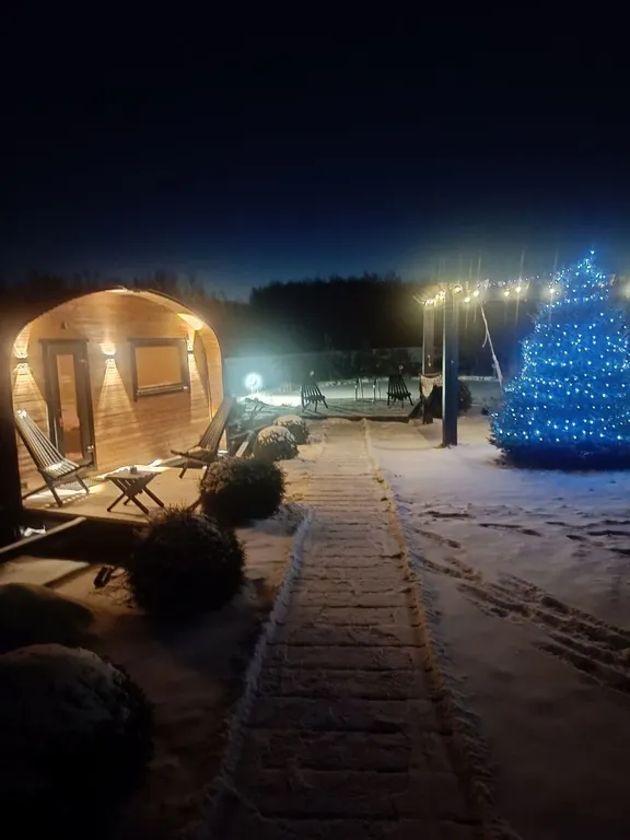 Дом с баней и камином в заповеднике