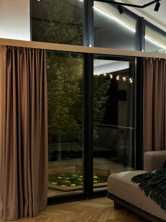 Дом GOLD с чаном на террасе