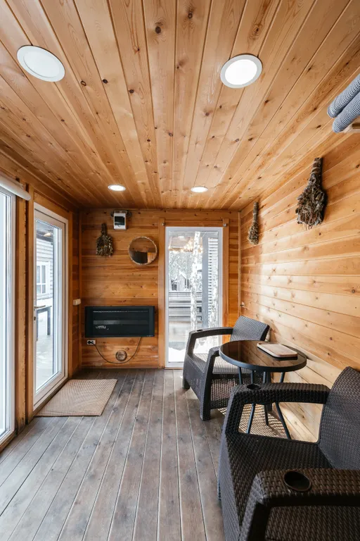 Дом на 11 спальных мест с баней и горячим чаном под открытым небом