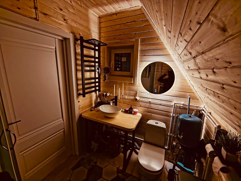 Домик а-фрейм на участке 10 соток