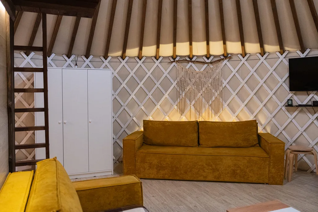 Коттедж Современная круглогодичная Юрта со всеми удобствами рядом с Коломной — Михеево