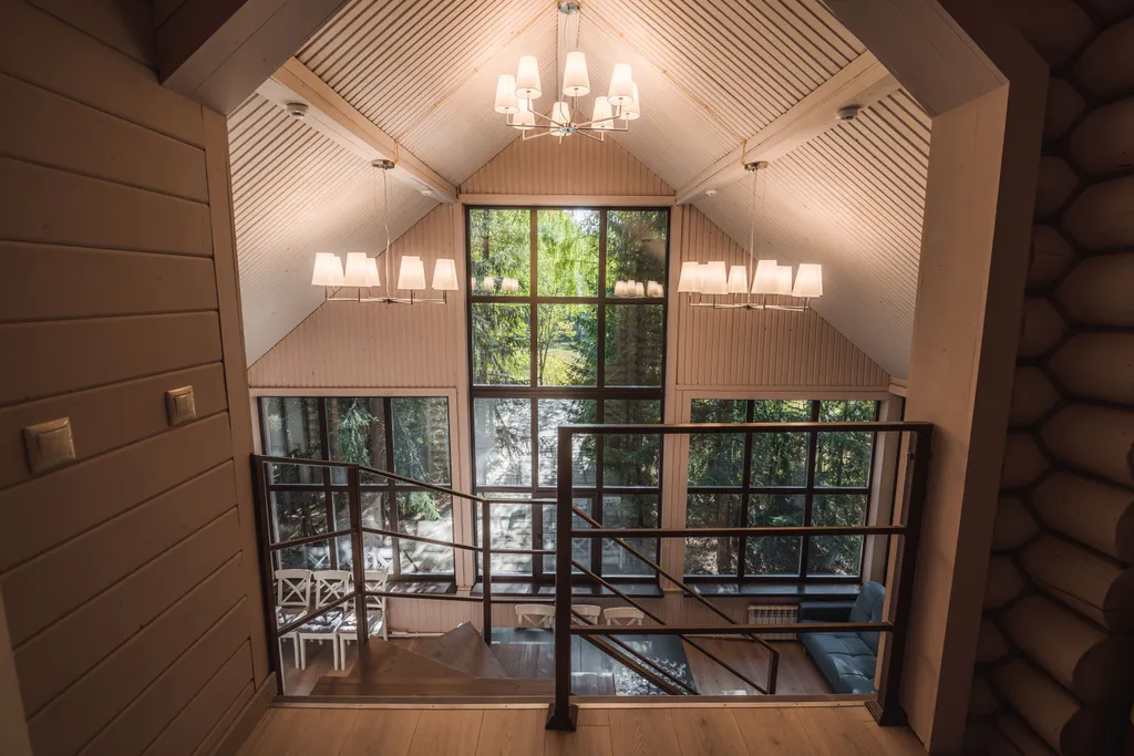 Большой коттедж с сауной в загородном комплексе отдыха бисерово