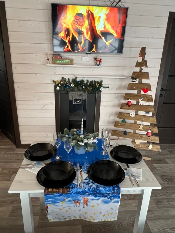 Коттедж Коттедж с сауной рядом с озером — Луга