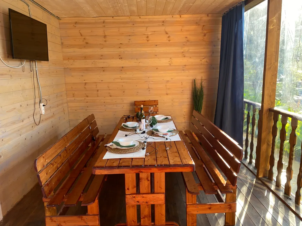 4 Деревянный дом для отдыха 9 гостей