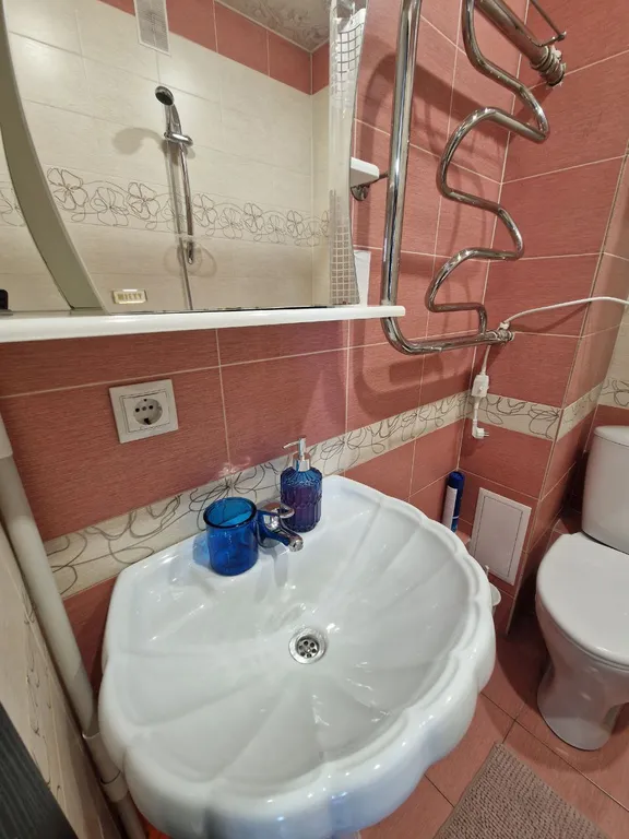 Уютная студия с видом на реку. Есть водонагреватель