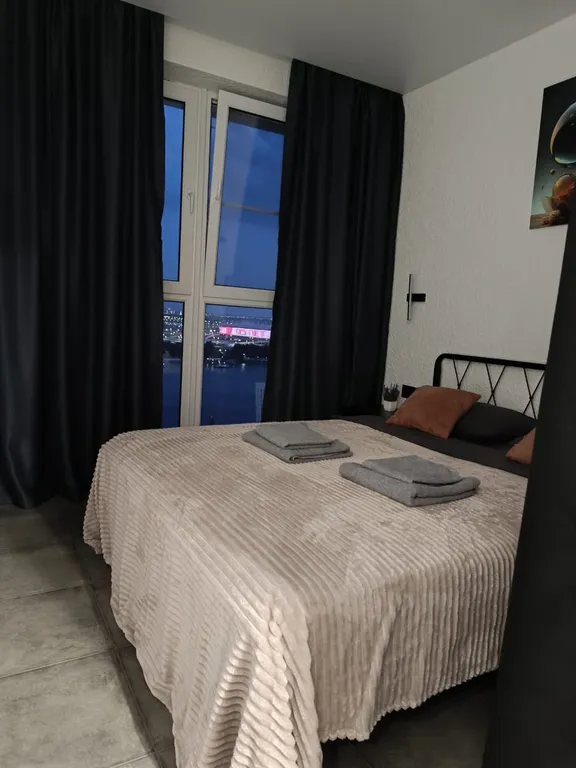 Евро2 лофт на Державинском с видом на восход солнца