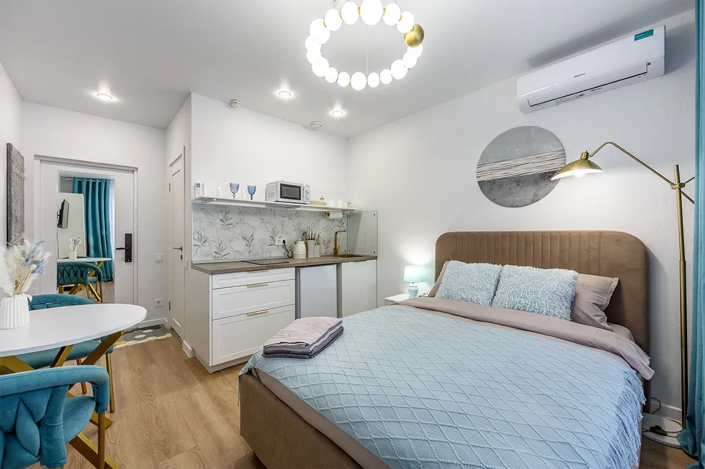 Уютная студия студия для 2-х