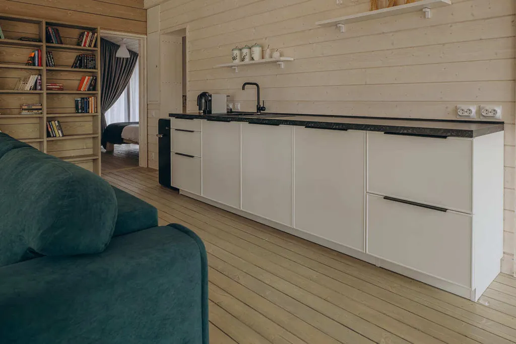 Дом 90m2 «Август» — чан, кухня, Wi-Fi