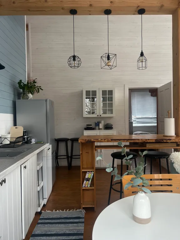 Уютный теплый дом с выходом в лес, 40 минут от Москвы со своей территорией