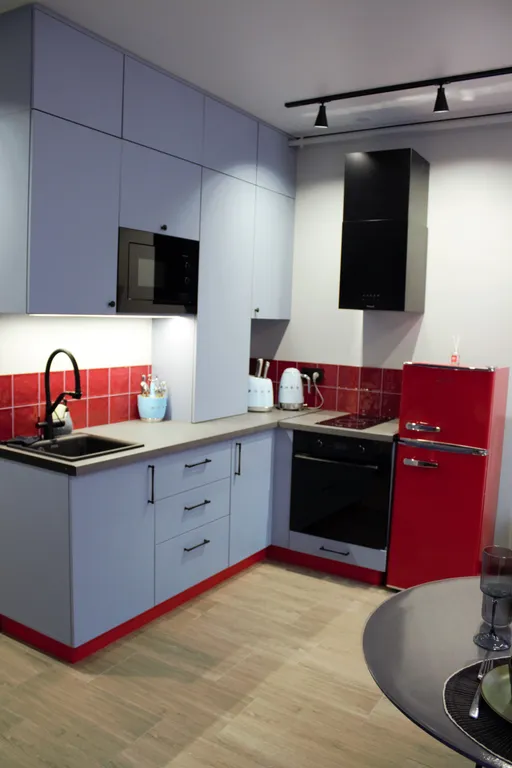 Стильная уютная студия с дизайнерским ремонтом