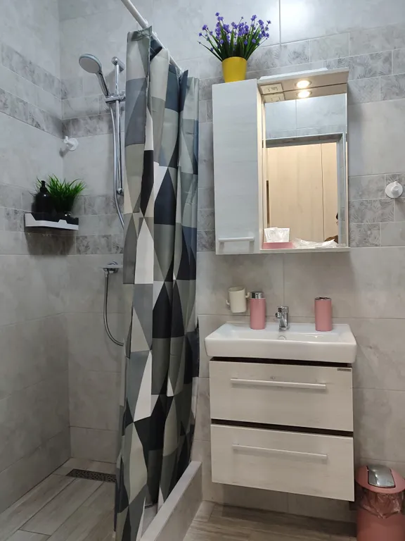 Уютная новая студия, все необходимое для проживания