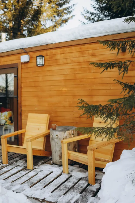 Домик для двоих с горячей купелью (шерегеш)