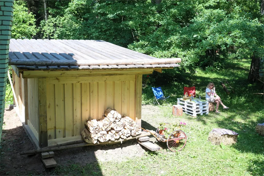 Глэмпинг с печкой-буржуйкой