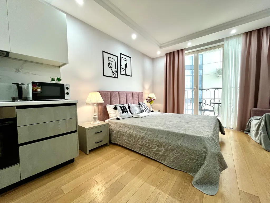 Квартира Квартира Студия на первой линии у моря, Резиденция Граф Толстой — Анапа