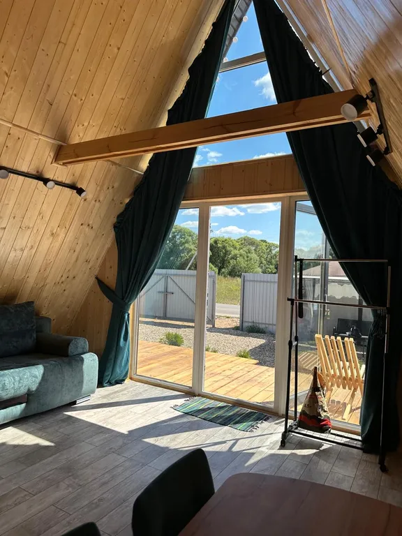 Уютный А-фрейм №1 у озера