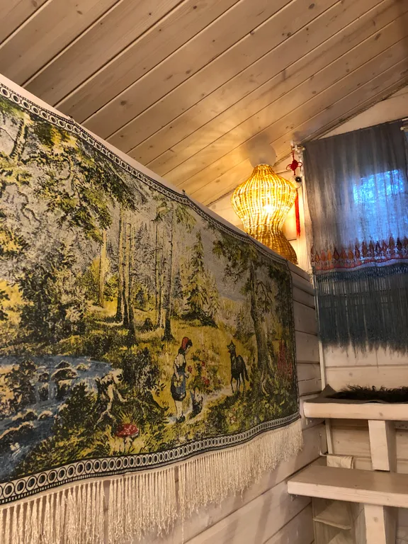 ТеремОК, дизайн сказки с финской сауной и мангал-олень