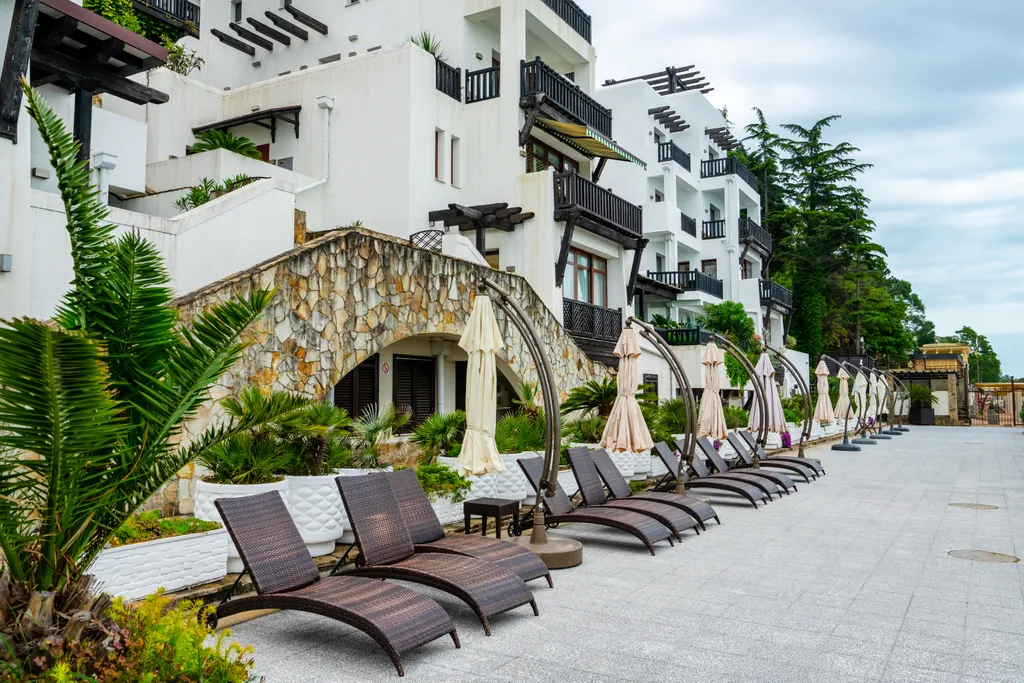 Апартаменты с собственным пляжем