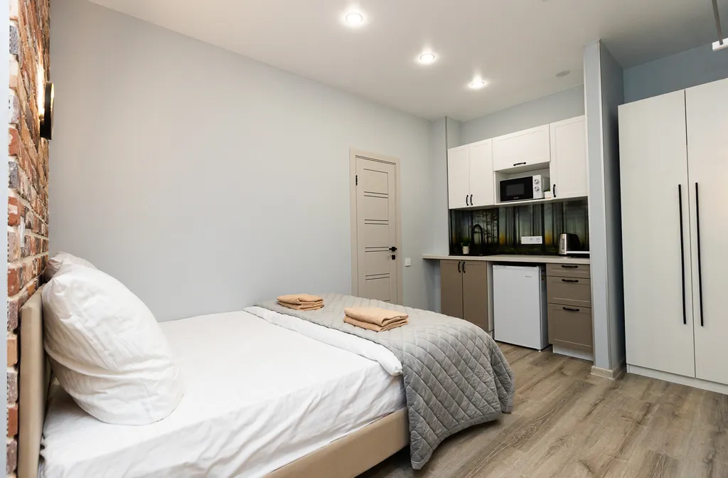 Уютная студия рядом с лесопарком