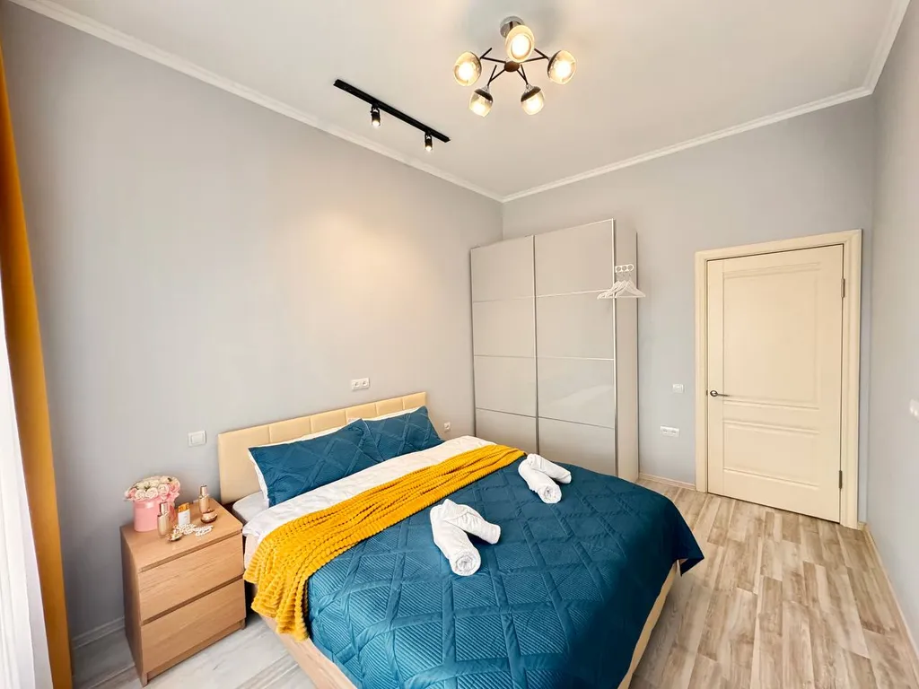 Квартира Евродвушка в ЖК Gagarin Park, рядом с ТЦ MEGA — аренда посуточно в Алматы