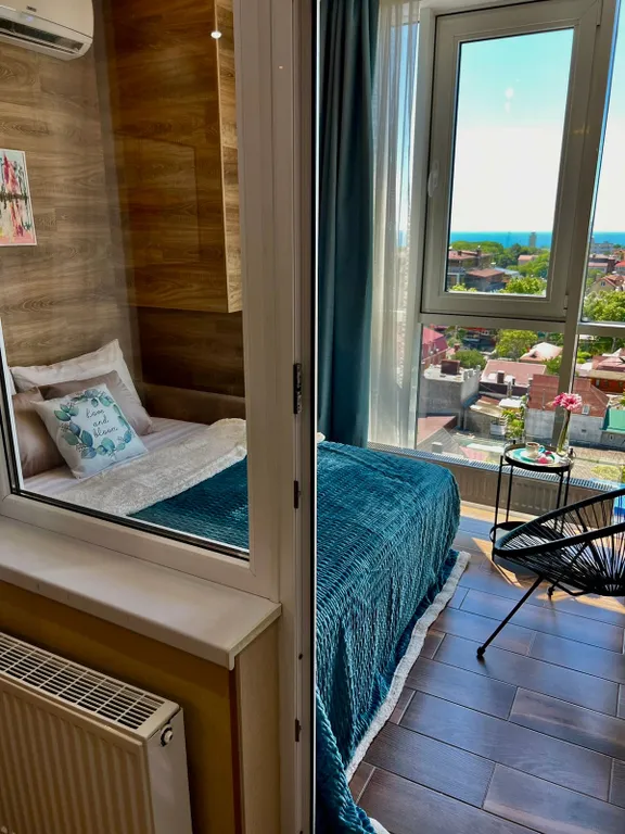 Квартира Квартира Отличная студия с прекрасным видом на море — Анапа