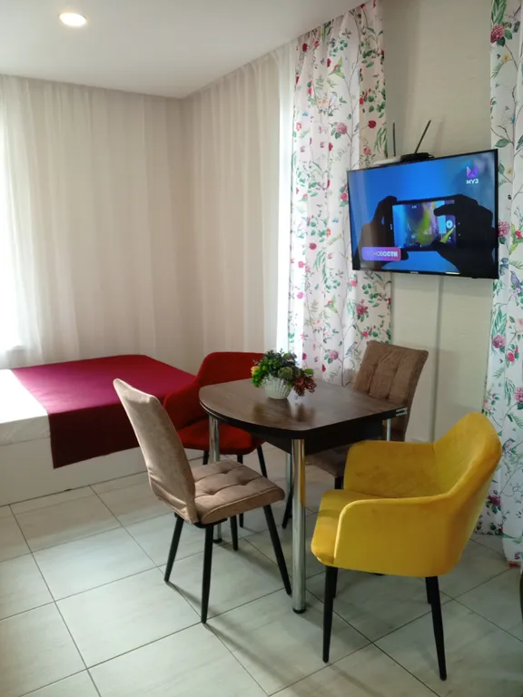 Светлая студия в тихом районе у моря