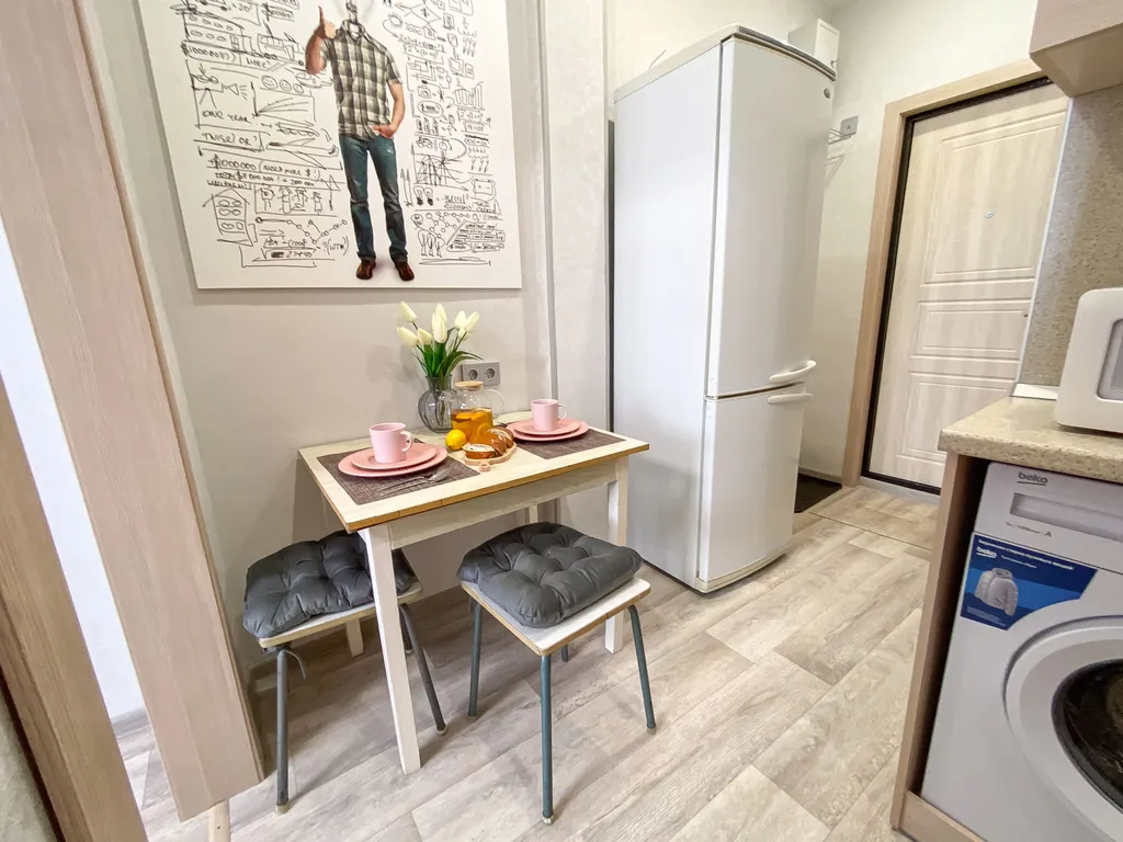 Светлая квартира с просторной лоджией