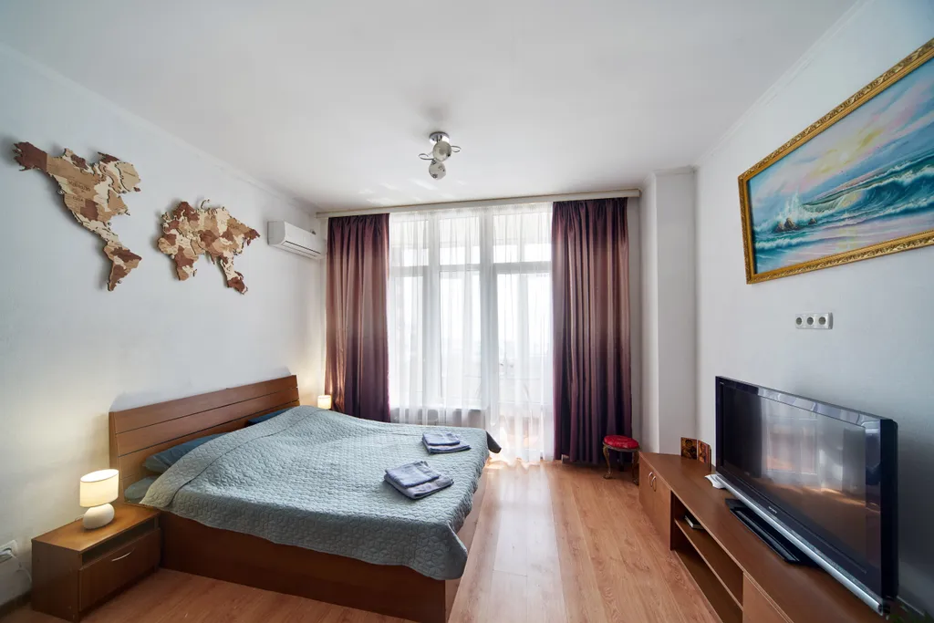 Квартира Комфортабельные 6-местные апартаменты с видом на море — аренда посуточно в Орловка