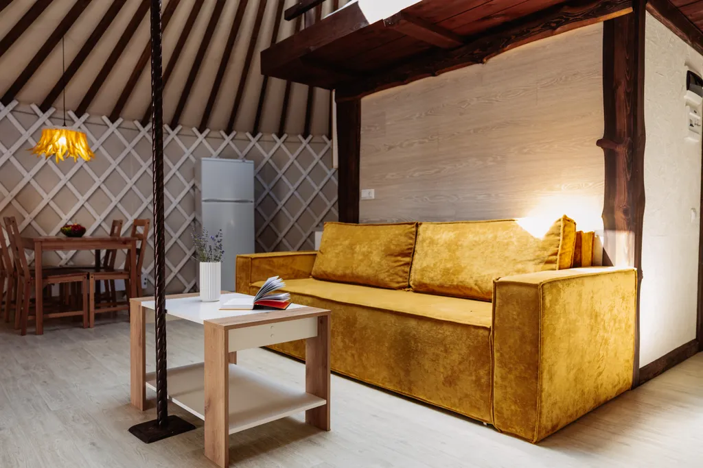 Коттедж Современная круглогодичная Юрта со всеми удобствами рядом с Коломной — Михеево