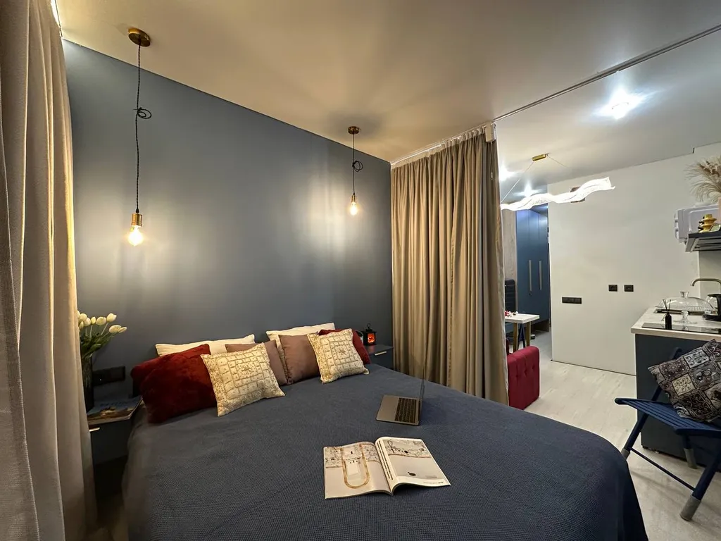 Квартира Студия Глубокое синее небо в доме премиум-класса The Prime — аренда посуточно в Уфа