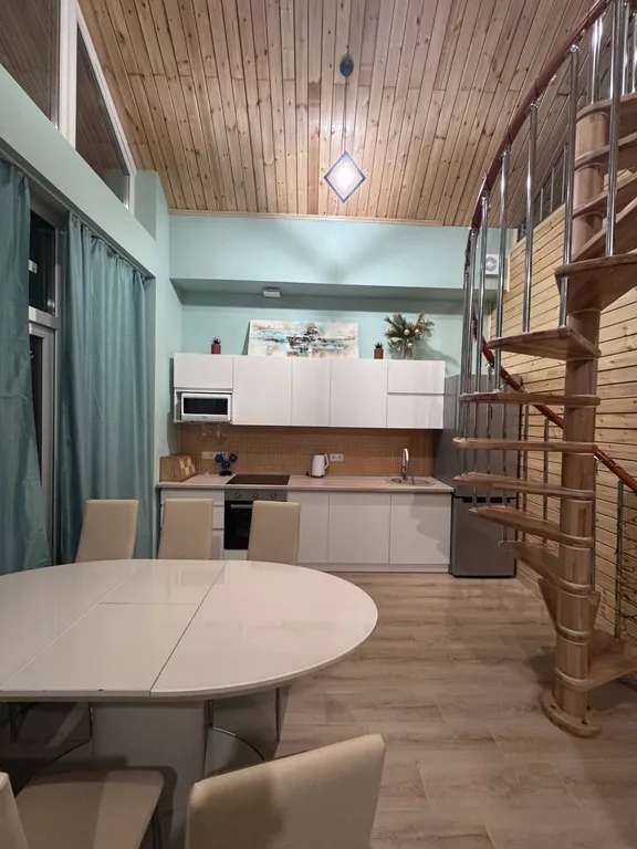 Дом Барнхаус Тихая сосна с баней и бассейном