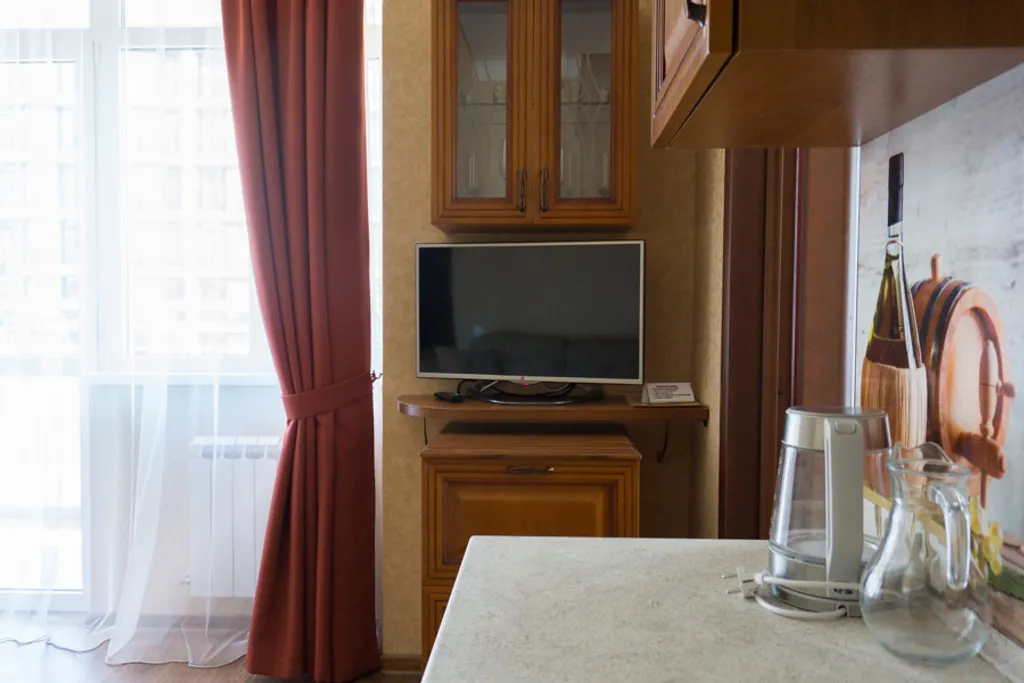 Квартира Квартира Двухкомнатный четырёхместный апартамент с кухней в отеле Либерти Флай — Адлер