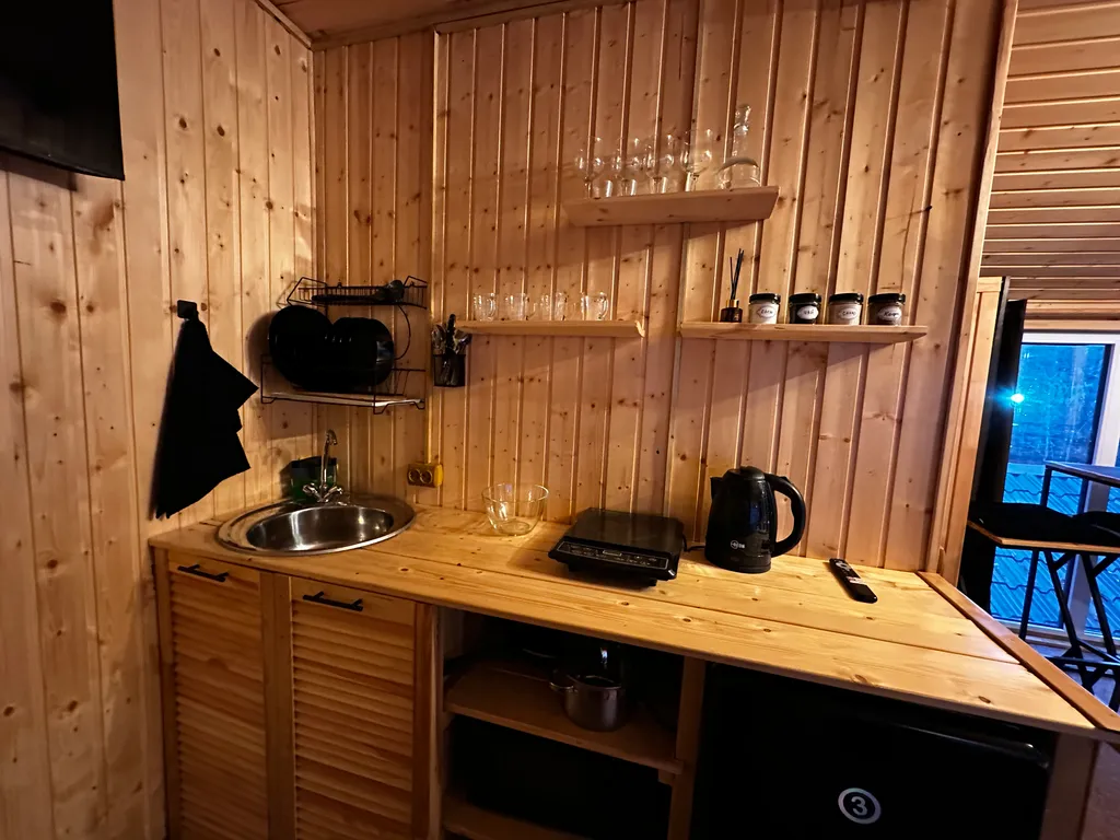 Коттедж Уютный домик с панорамными окнами с видом на лес — Архыз