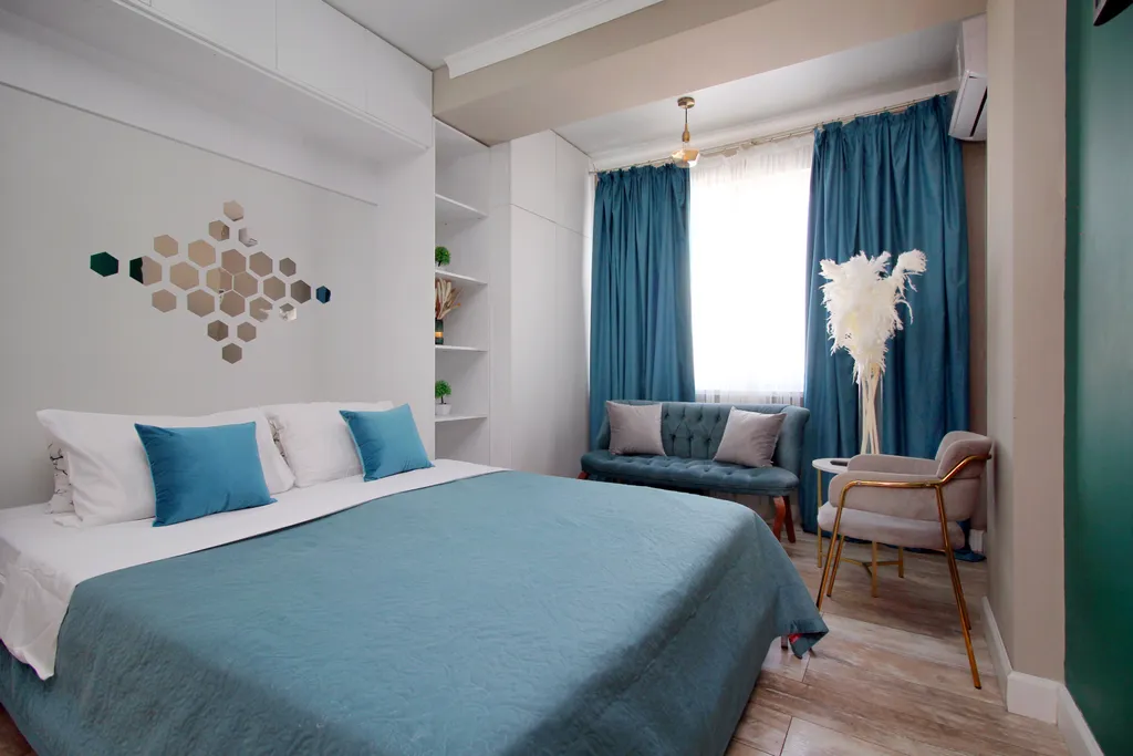 Уютная квартира с видом на горы и Коктобе