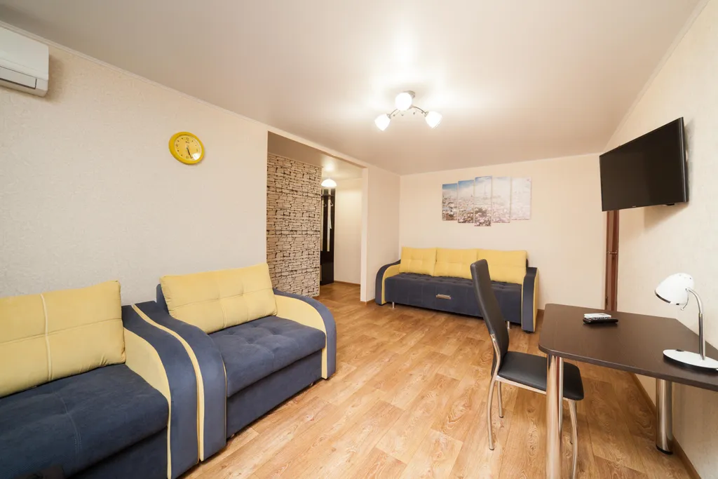 Уютная двухкомнатная квартира с кондиционером