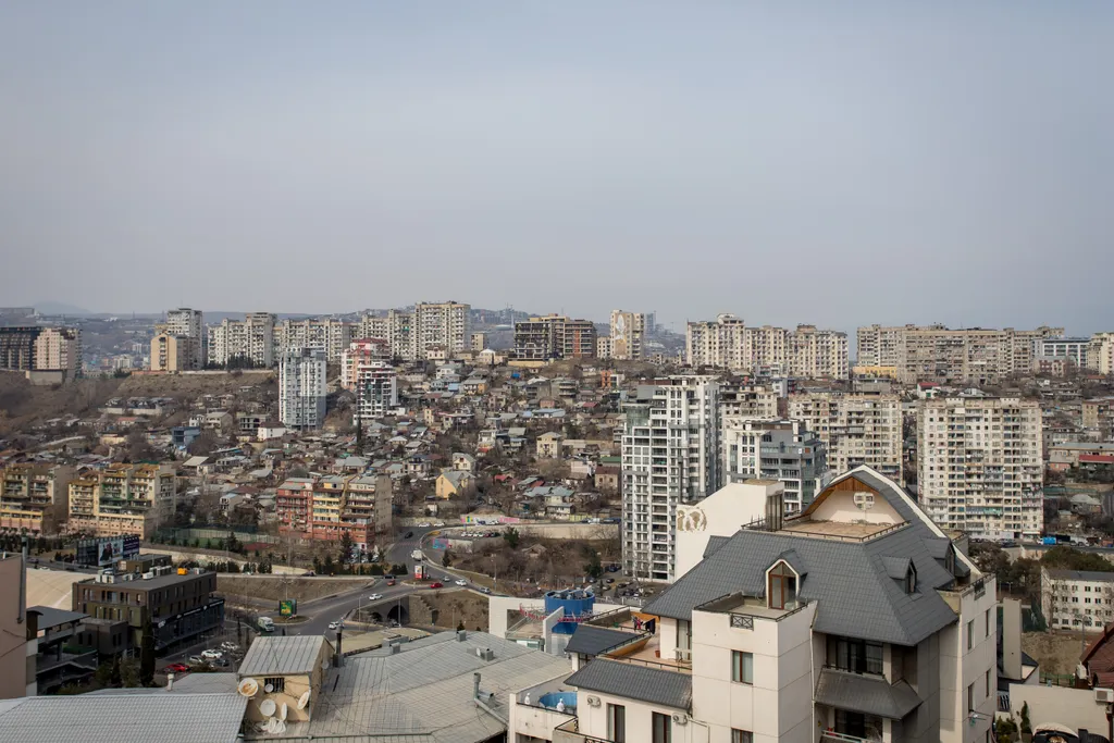 Дизайнерская квартира с панорамой Тбилиси · Ваке · Балкон · Wi-Fi