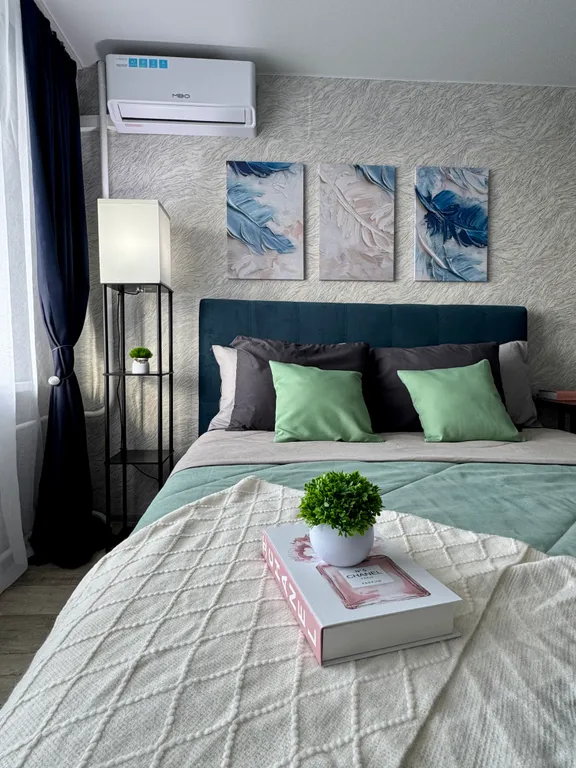 Видовая квартира. Парк! Бесконтактный заезд 24/7, кровать King-Size!