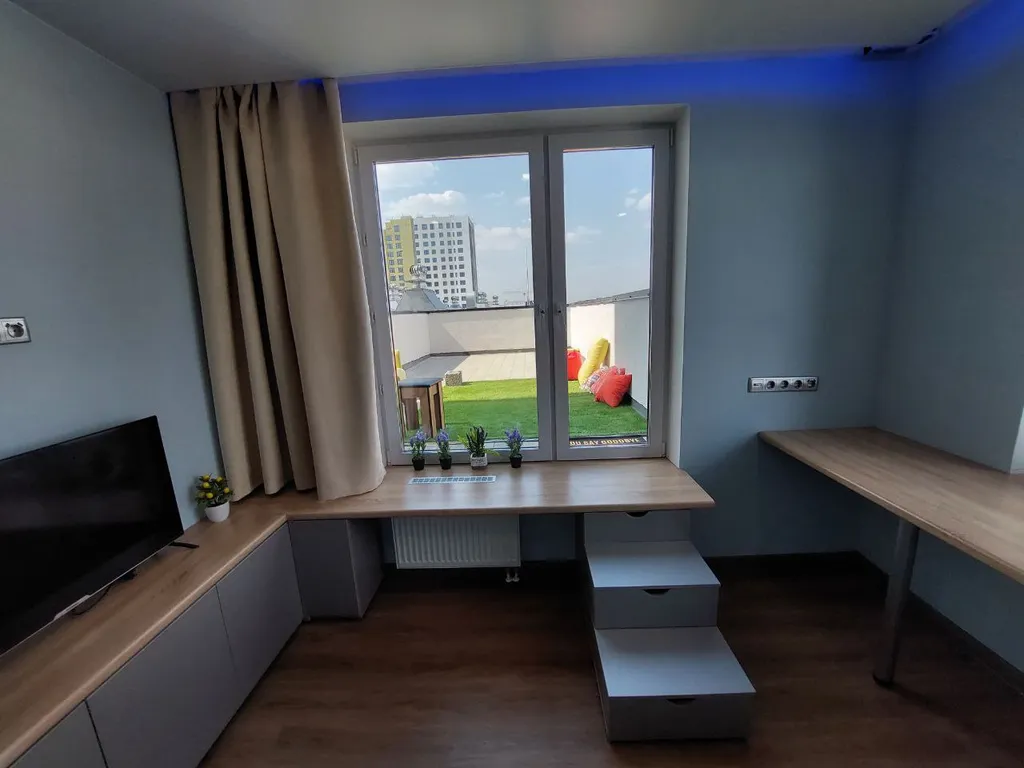 Квартира Квартира Luxe-74 своя терраса на крыше и видом на город, гриль, кокон, 3ТВ 4К — Тюмень