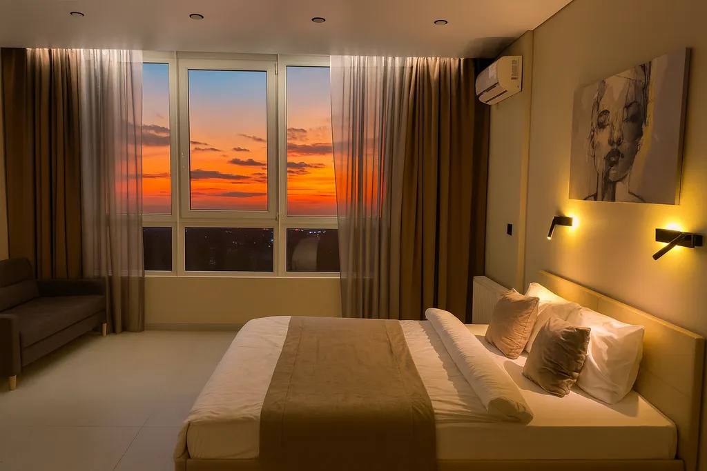 Квартира Панорамные закаты с высоты птичьего полета в ЖК Бизнес класса — аренда посуточно в Краснодар