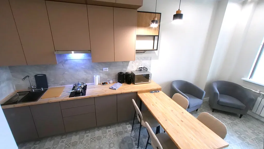 Стильная просторная квартира с лоджией