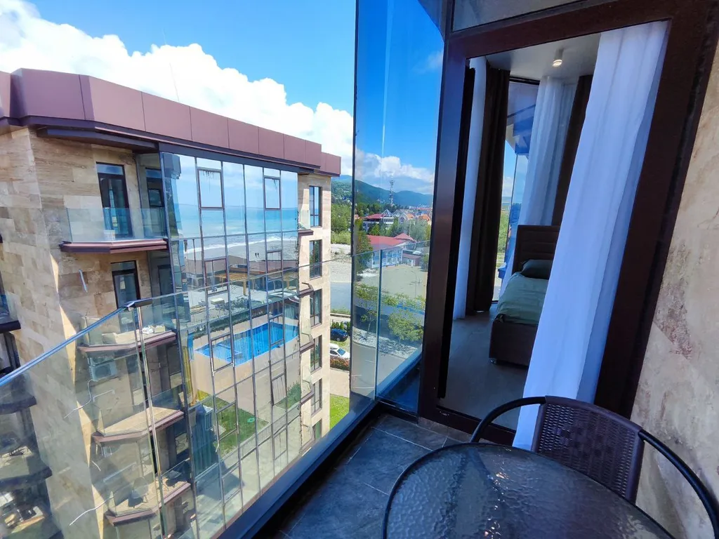 Уютная студия в апартаментном комплексе Морской берег